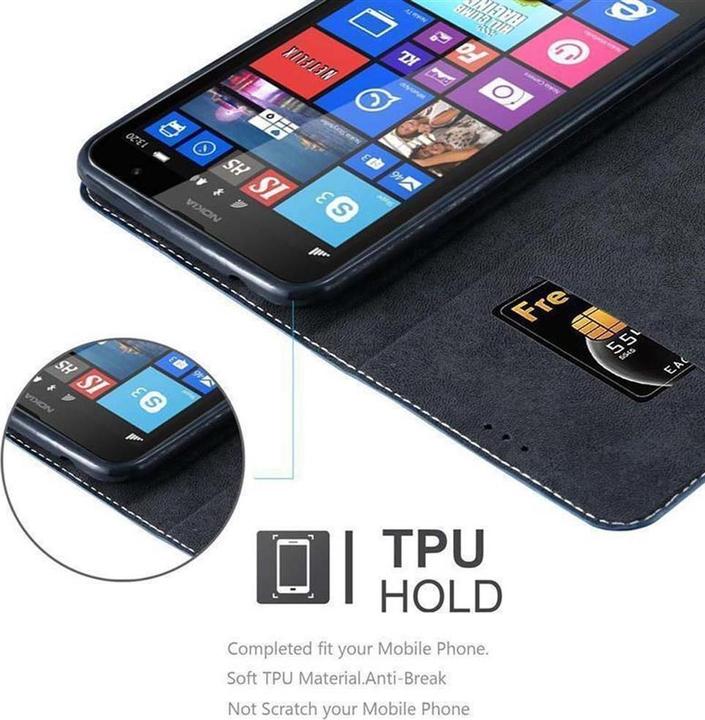 Produktbild Cadorabo Book X-Wallet Cover (Nokia Lumia 1320)