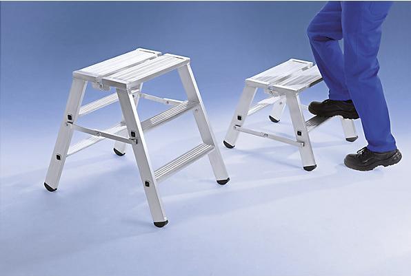 Produktbild Munk Klapppodest beidseitig begehbar 2x4 Stufen (Trittleiter, 96 cm)