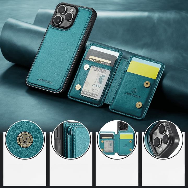 Actual product image Cover-Discount iPhone 16 Pro - 2-in-1 back cover with credit card holder (Apple iPhone 16 Pro)