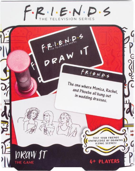 Image du produit Autocollants à motifs Friends 4 feuilles, motifs et lettres