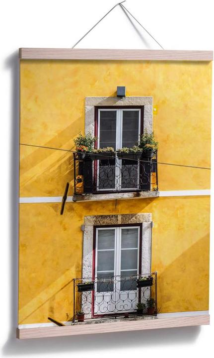 Immagine prodotto Trenddeko La facciata della casa gialla (30 x 40 cm)