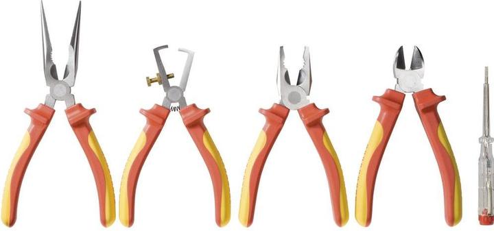 Actual product image Toolcraft VDE pliers set 4 pieces 821033