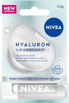 Immagine prodotto NIVEA Hyaluron Lip Moisture Plus Balsamo labbra trasparente idratante 5.2G