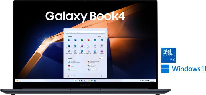 Produktbild Samsung Galaxy Book4 (15.60", Intel Core 5 120U, 16 GB, 512 GB, DE)