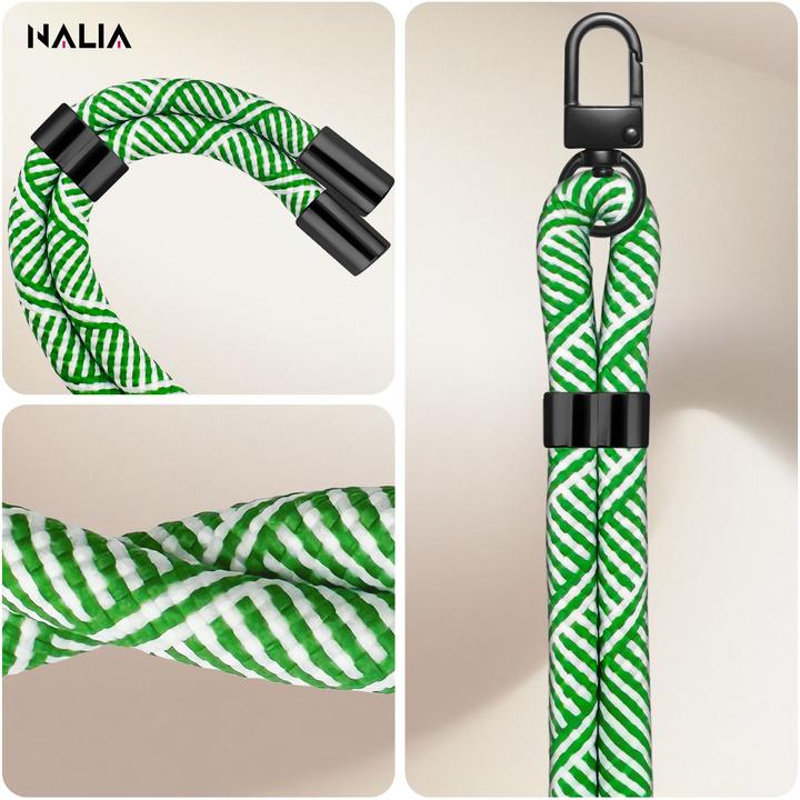 Produktbild Nalia HoldMe Lanyard Handykette - Universal Trageband für Smartphones - Verstellbar, Soft & Elastisch
