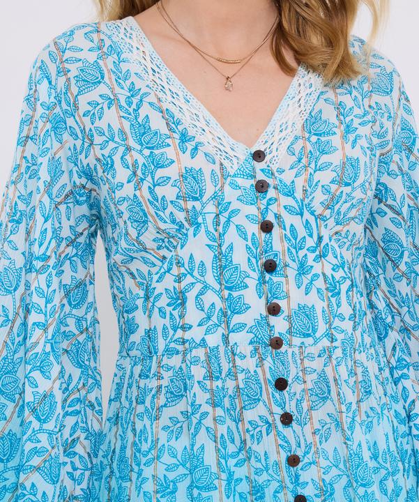 Produktbild Joe Browns Ombre Shimmr Detail Button-Down Boho Blouse (18)