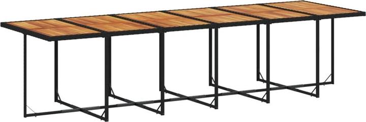 Produktbild VidaXL 17-Tlg. Garten-Essgruppe Mit Kissen Schwarz Poly Rattan (106 cm)