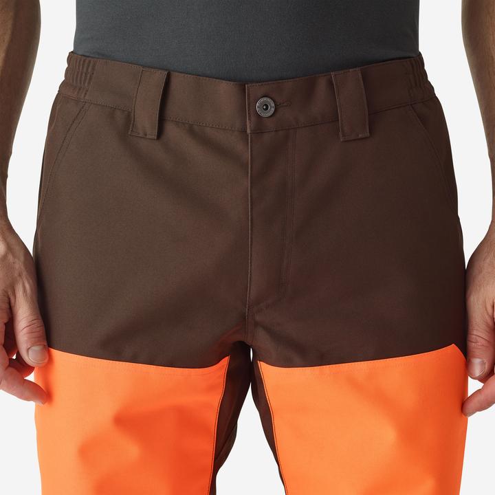 Produktbild Solognac Jagdhose Regenhose Renfort 500 orange/braun (M)