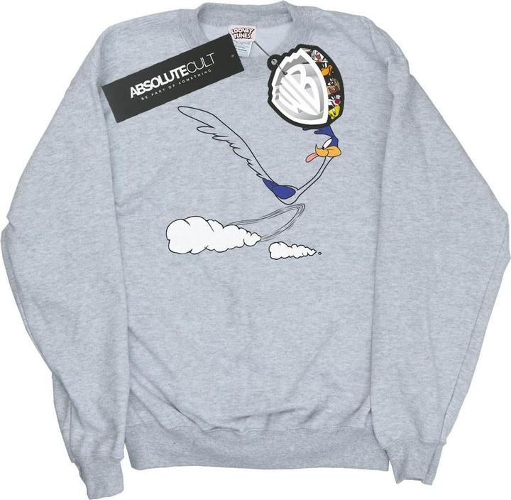 Actual product image Looney Tunes Mens Road Runner Running Sweatshirt (S)