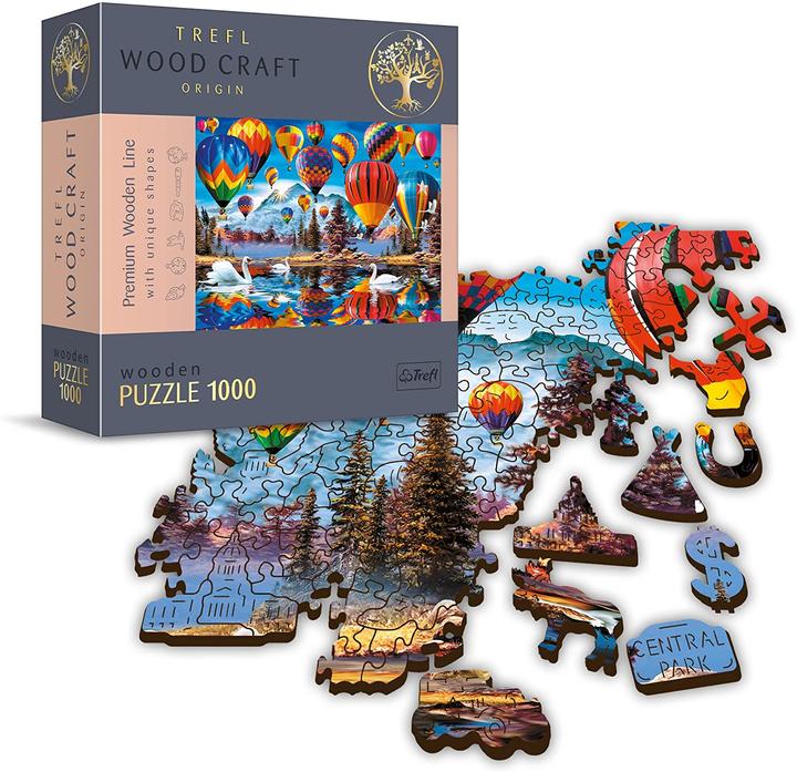 Actual product image Trefl Wooden puzzle 1000 pcs. - Colorful balloons (1000 pieces)