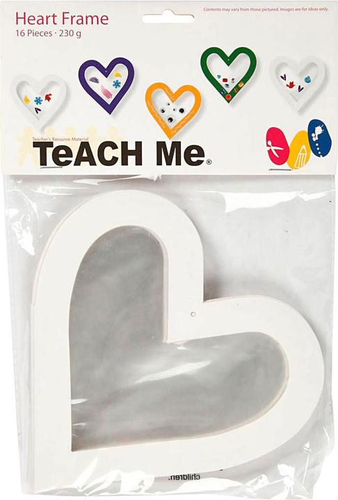Creativ Company Heart frame cardboard 18x18cm, 16pcs. (230 g/m², 16 x)
