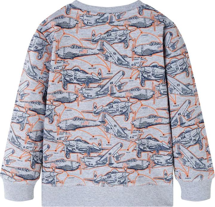 Immagine prodotto VidaXL Felpa da bambino grigio melange 92,Materiale: 85 % cotone (92)