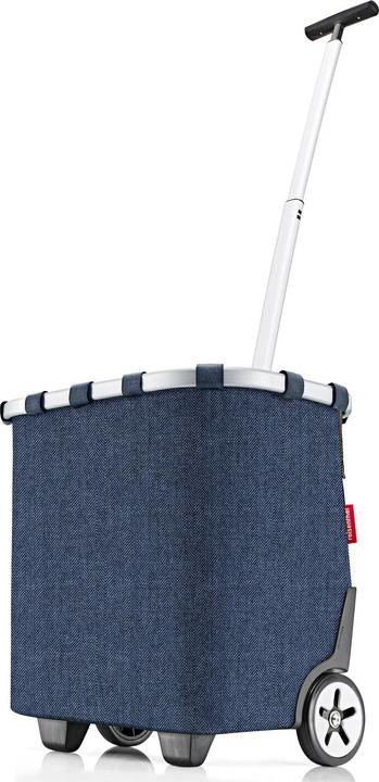 reisenthel Shopping Trolley Carrycruiser Herringbone Dark Blue