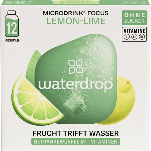 Image du produit Waterdrop Focus (Café vert, Citron vert, Feuille de citron, 12 x)