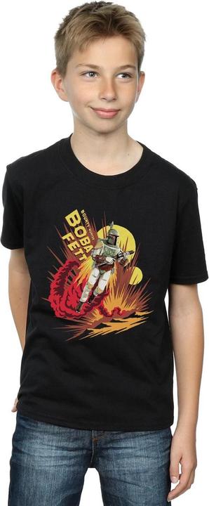 Image du produit Star Wars - T-shirt BOBA FETT ROCKET POWERED - Garçon (140, 146)