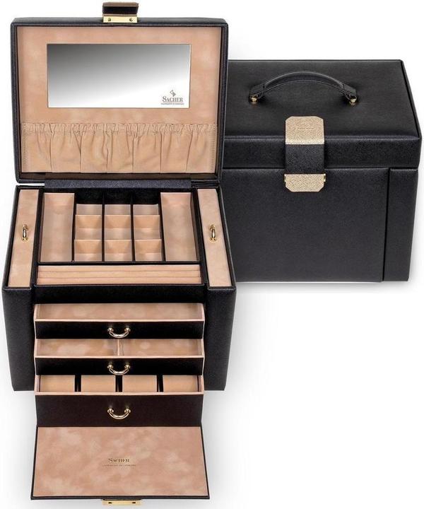 Image du produit Sacher 88.000.120443 - Boîte à bijoux Marta saffiano noir