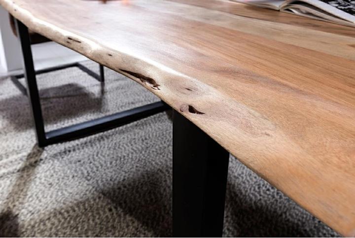 Produktbild SIT Möbel Massivholztisch Ux3.6 Akazie natur-antikschwarz (200 x 76 x 100 cm)