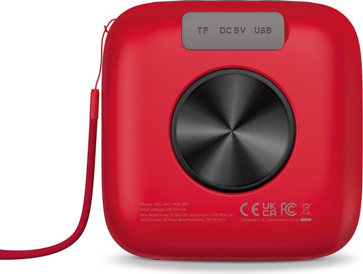 Produktbild veho Mz-4 Portable Bluetooth Speaker-R (26 h)