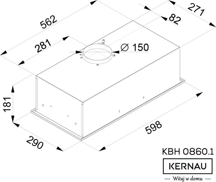 Actual product image Kernau KBH 0860.1 W