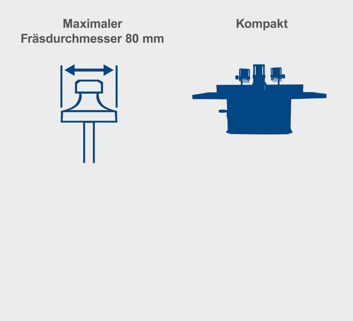 Actual product image Scheppach HF50 milling machine