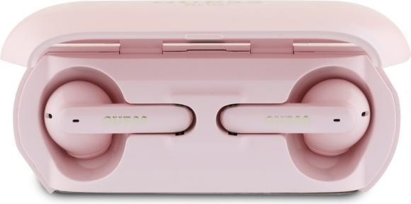 Image du produit Guess Casque sans fil Elongated Metallic ENC TWS Bluetooth Headset - Rose (ANC, 26 h, Sans fil)