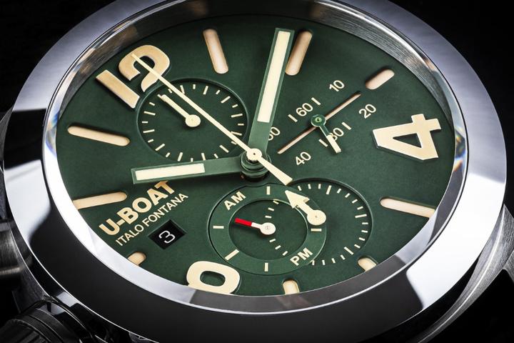 Immagine prodotto U-Boat 9581 Classico 45 mm Tungsteno CAS Green orologio da uomo 10ATM (Cronografo, 45 mm)
