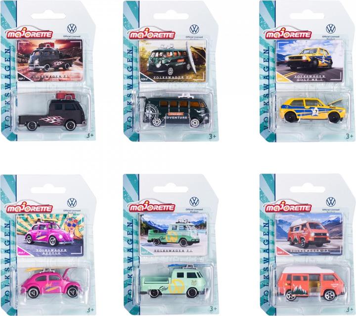 Actual product image Majorette VW The Originals Premium Cars, 6-sort.