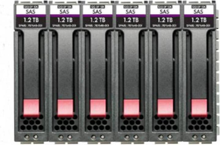 Image du produit HPE E MSA HDD SAS Enterprise, 10K, SFF, 2.5 inch, M2, 3yr Wty, 6-pack Bundle (2.40 To, 2.5")