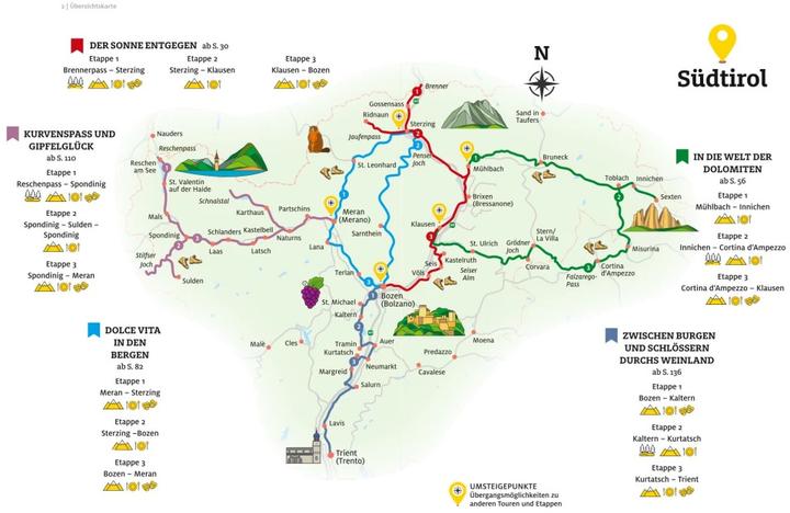 Produktbild Roadtrips - Südtirol (Deutsch, Manuela Blisse, Uwe Lehmann, 2023)