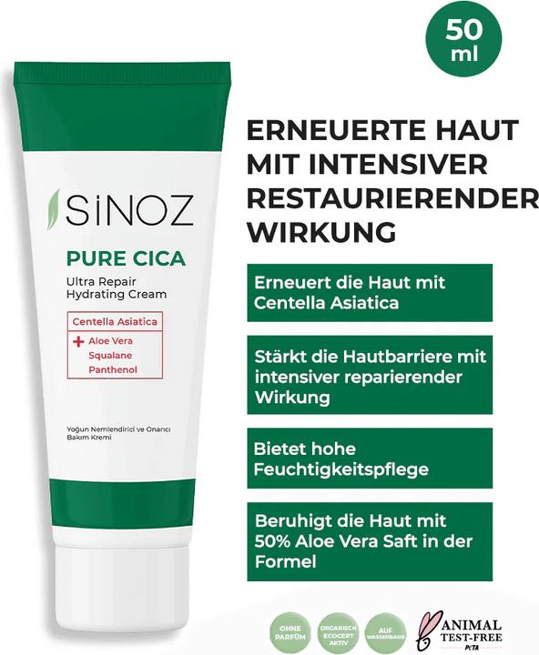 Energie-Label Sinoz Pure Cica Ultra Repair Cream (50 ml)