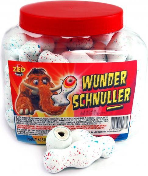 ZED Candy Mammouth Wunderschnuller Lutschbonbons 1 Stück