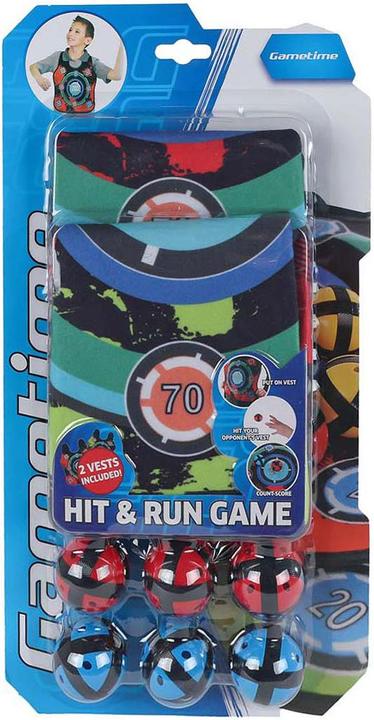 Image du produit Gametime Klett-Wurfspiel mit 2 Westen und 6 Bällen