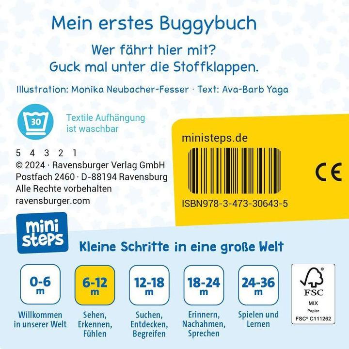 Immagine prodotto Ravensburger Il mio primo libro di buggy: Guarda! I primi veicoli (Tedesco)