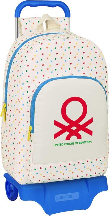 Image du produit Benetton Sac à dos scolaire à roulettes Topitos (30 x 46 x 14 cm) (14 l)