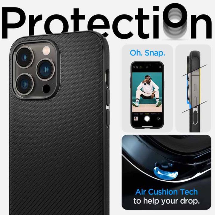 Actual product image Spigen Sigen MAG ARMOR FOR IPHONE 14 PRO MATTE BLACK (Apple iPhone 14 Pro)