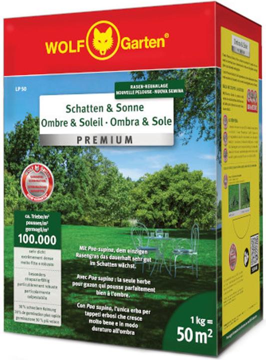 Actual product image Wolf-Garten LP 50 Shadow & Sun (Lawn reseed)
