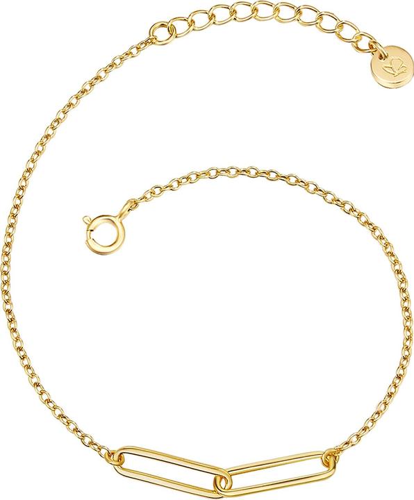 Glanzstücke München Damen Sterling Silber gelbgold - 28447 (17 cm, Sterling Silber)