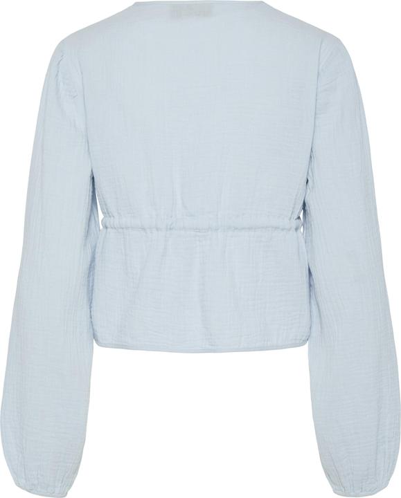 Actual product image Pieces PCSASTINA Musselin Oberteil mit langen Ärmeln (XS)