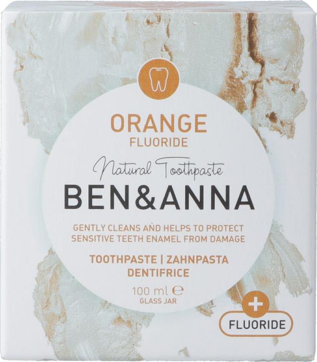 Image du produit Ben & Anna Dentifrice Fluorure d'orange (100 ml)