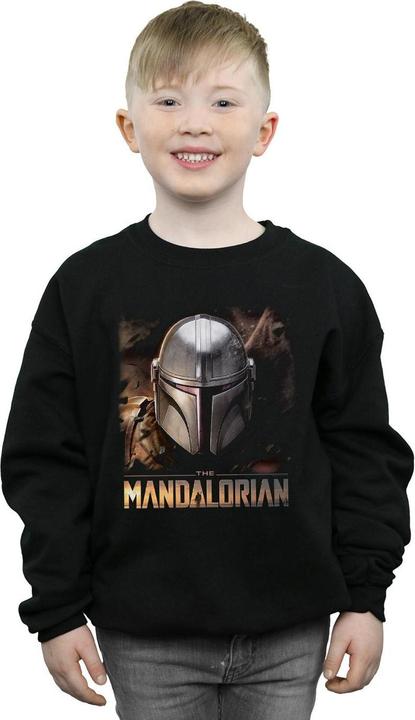 Produktbild Star Wars The Mandalorian Helmet Sweatshirt Jungen (128)