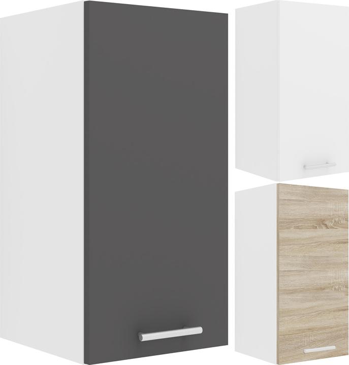 Produktbild VCM Küchenschrank Breite 30 cm Holztür Hängeschrank Küche Küchenmöbel Esilo (30 x 60 x 31 cm)
