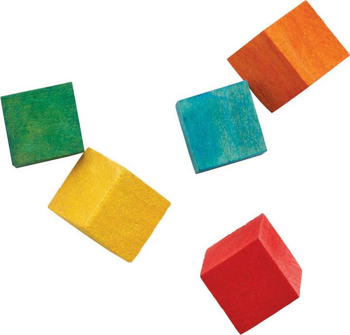 Produktbild Färbungen - Farbige Holzwürfelblöcke, 196st.