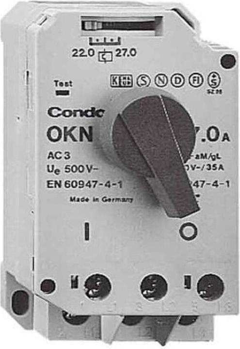 Condor Werke Condor Pressure Motor Protection Switch OKN-160 AA XXX 16A Circuit Breaker for Motor Protection