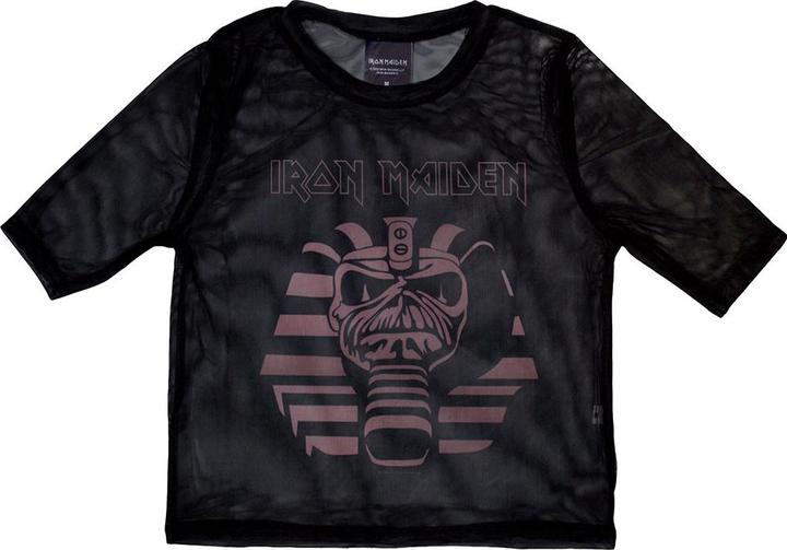 Iron Maiden Powerslave Mummy Netzgewebe Crop Top (Girlie)