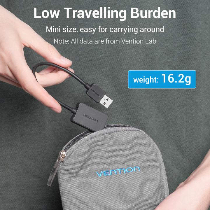 Produktbild Vention External sound card USB 2.0 CDYB0 2-port 0.15m (USB)