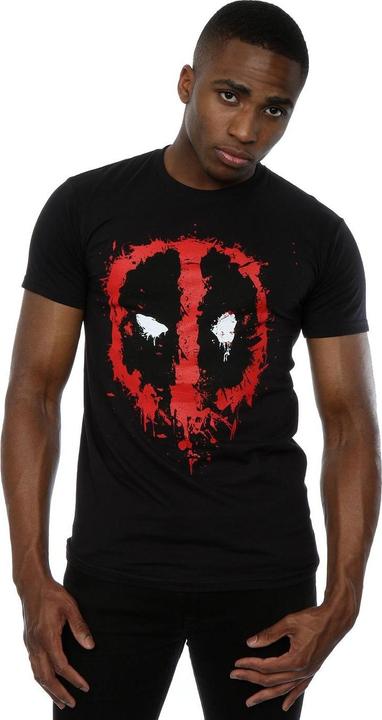 Image du produit Deadpool T-shirt en coton Splat Face pour hommes (S)