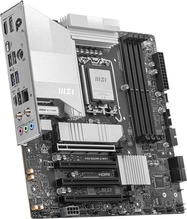 Actual product image MSI PRO B860M-A WIFI (Socket S1, Intel B860, mATX)