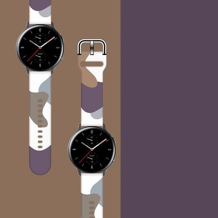 Immagine prodotto Hurtel Cinturino Moro Band per Samsung Galaxy Watch 46 mm Silicone Strap Watch Bracelet Pattern 9 (Materiale sintetico)