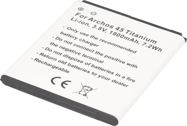 Actual product image AccuCell Battery the Archos 45 Titanium Battery AC45TI