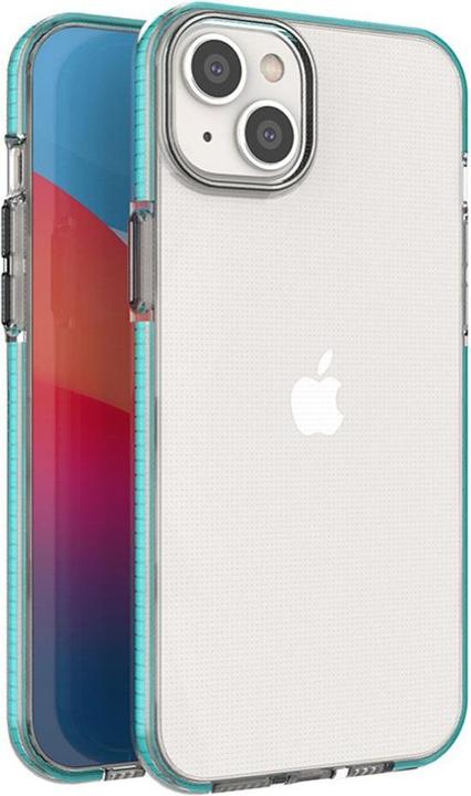 Immagine prodotto Hurtel Custodia Spring Case per iPhone 14 Plus cover in silicone con cornice blu chiaro (Apple iPhone 14 Plus)
